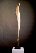 Dřevěná socha  - Poutník