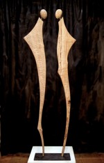 Dřevěná socha - Nymfy