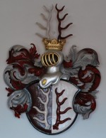 Coat of Arms carved in wood