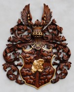 Wappen Schnitzerei