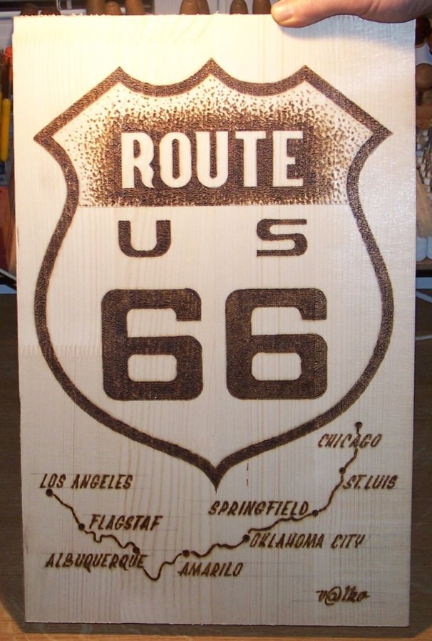 Plaketa Route 66